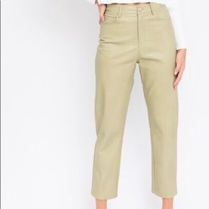 Sage Faux Leather Pants